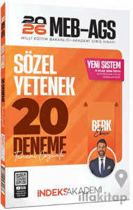 2026 MEB-AGS Sözel Yetenek 20 Deneme Çözümlü
