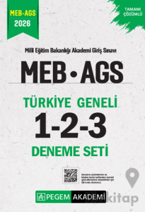 2026 MEB AGS Tamamı Çözümlü Türkiye Geneli 1-2-3 (3'lü Deneme Seti)