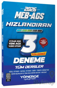 2026 MEB-AGS Tüm Dersler Hızlandıran 3 Deneme Çözümlü
