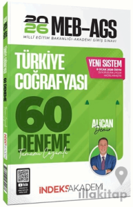 2026 MEB-AGS Türkiye Coğrafyası 60 Deneme Çözümlü