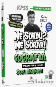 2026 Ne Sordu Ne Sorar KPSS Coğrafya Tamamı Video Çözümlü Soru Bankası