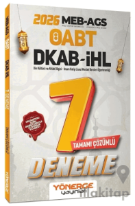 2026 ÖABT MEB-AGS DKAB Din Kültürü ve Ahlak Bilgisi, İmam Hatip Lisesi Öğretmenliği 7 Deneme Çözümlü