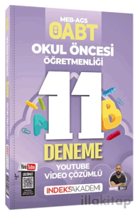 2026 ÖABT MEB-AGS Okul Öncesi Öğretmenliği 11 Deneme Youtube Video Çözümlü