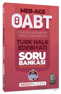 2026 ÖABT MEB-AGS Türk Dili ve Edebiyatı-Türkçe Türk Halk Edebiyatı Soru Bankası