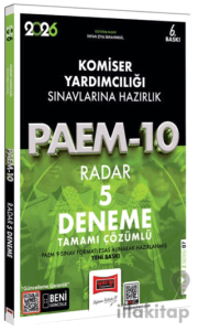 2026 PAEM Komiser Yardımcılığı Sınavlarına Hazırlık Radar 5 Deneme