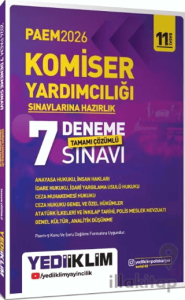 2026 PAEM Komiser Yardımcılığı Sınavlarına Hazırlık Tamamı Çözümlü 7 Deneme