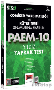 2026 PAEM Komiser Yardımcılığı ve Rütbe Terfi Sınavlarına Hazırlık Yıldız Yaprak Test