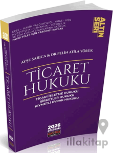 2026 Ticaret Hukuku Konu Anlatımı