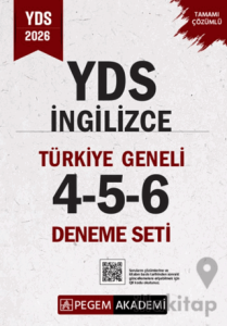 2026 YDS İngilizce Tamamı Çözümlü Türkiye Geneli 4-5-6 (3'lü Deneme Seti)