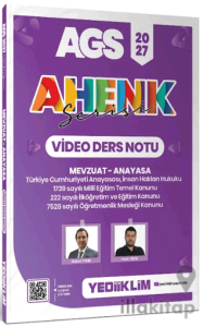 2027 AGS Ahenk Serisi Mevzuat - Anayasa Video Ders Notu