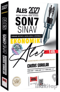 2027 ALES Sayısal-Sözel Yetenek Son 7 Sınav Çıkmış Sorular (Ekonomik Seri)