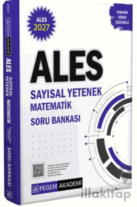 2027 ALES Sayısal Yetenek Matematik Tamamı Video Çözümlü Soru Bankası