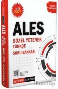 2027 ALES Sözel Yetenek Türkçe Tamamı Çözümlü Soru Bankası