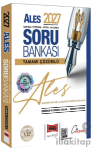 2027 ALES VİP Sayısal-Sözel Yetenek Tamamı Çözümlü Soru Bankası