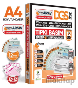 2027 DGS Çıkmış Soru Tıpkı Basım ÖSYM TAM Kitapçık SAY-SÖZ-TM 12'li Deneme D. Çözümlü Türkiye Geneli