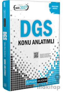 2027 DGS Konu Anlatımlı