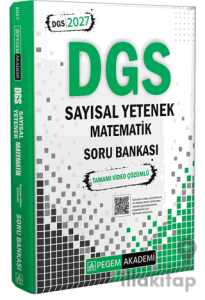 2027 DGS Sayısal Yetenek Matematik Tamamı Video Çözümlü Soru Bankası