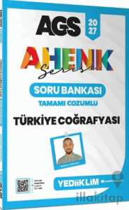 2027 MEB AGS Ahenk Serisi Türkiye Coğrafyası Tamamı Çözümlü Soru Bankası