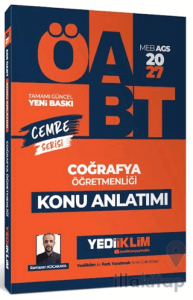 2027 MEB AGS ÖABT Cemre Serisi Coğrafya Öğretmenliği Konu Anlatımı