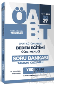 2027 MEB AGS ÖABT Spor Kütüphanesi Beden Eğitimi Öğretmenliği Tamamı Çözümlü Soru Bankası