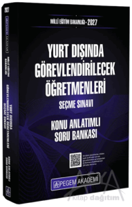 2027 MEB Yurt Dışında Görevlendirilecek Öğretmenleri Seçme Sınavı Konu Anlatımlı Soru Bankası