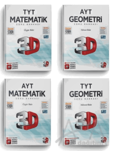3D Yayınları TYT AYT Matematik Geometri Soru Bankası Seti