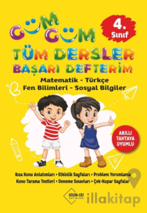 4. Sınıf Güm Güm Tüm Dersler Başarı Defterim