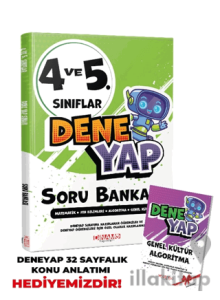4 ve 5. Sınıflar Dene Yap Soru Bankası