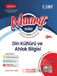 5. Sınıf Maarif Serisi Din Kültürü ve Ahlak Bilgisi Haftalık Deneme (39 Föy)