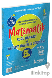 5. Sınıf Matematik Soru Bankası + Yazılıya Hazırlık Soruları 2'si 1 Arada