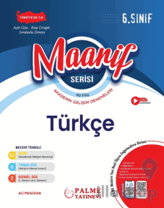 6. Sınıf Maarif Serisi Türkçe Haftalık 40 Deneme