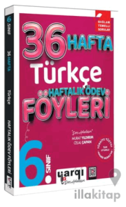 6. Sınıf Türkçe 36 Haftalık Ödev Föyleri