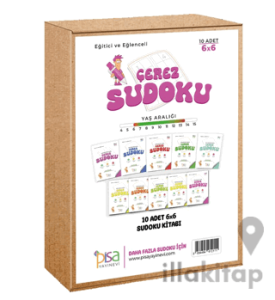 6X6 Eğitici ve Eğlenceli 10 Adet Çerez Sudoku Set