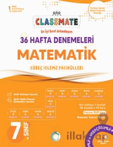 7. Sınıf Matematik Classmate 36 Hafta Denemeleri