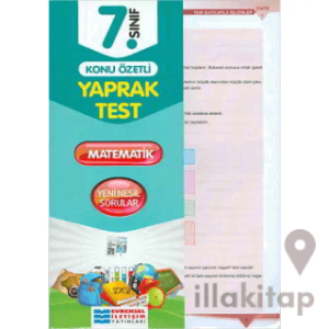 7. Sınıf Matematik Konu Özetli Yaprak Test