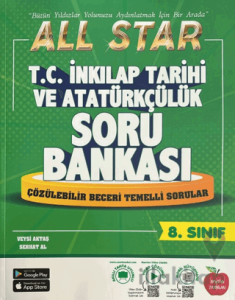 8. Sınıf All Star T.C. İnkılap Tarihi ve Atatürkçülük Soru Bankası