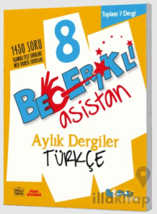 8. Sınıf Becerikli Asistan Türkçe Aylık Dergiler Seti