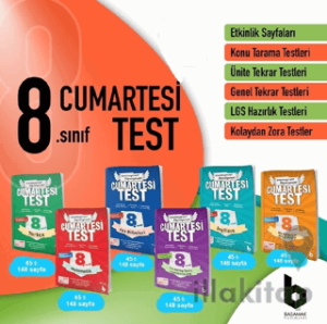 8. Sınıf Cumartesi Test Seti (6 Kitap)