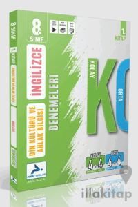 8. Sınıf İngilizce ve Din Kültürü ve Ahlak Bilgisi Kolay Orta Branş Deneme