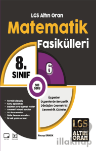 8. Sınıf LGS Altın Oran Matematik Fasikülleri