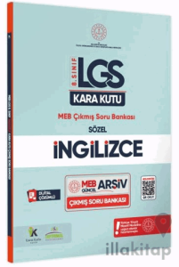 8.Sınıf LGS İngilizcenin Kara Kutusu Dijital Çözümlü Çıkmış Soru Bankası