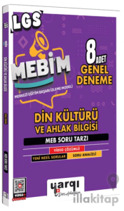 8. Sınıf LGS MEBİM Din Kültürü ve Ahlak Bilgisi 8 Adet Genel Deneme