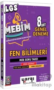 8. Sınıf LGS MEBİM Fen Bilimleri 8 Adet Genel Deneme