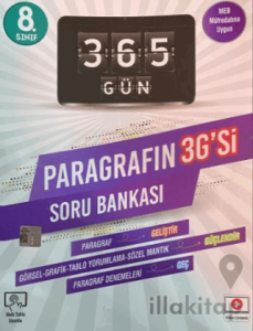 8. Sınıf Paragrafın 3G'si Soru Bankası 2 Kitap - Deneme