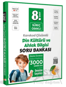 8. Sınıf Süreç Odaklı Din Kültürü ve Ahlak Bilgisi Soru Bankası - Karekod Çözümlü