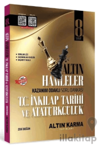 8. Sınıf T.C. İnkılap Tarihi ve Atatürkçülük Altın Hamleler Kazanım Odaklı Soru Bankası