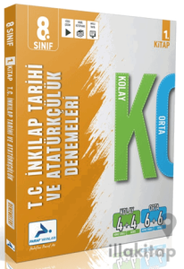 8. Sınıf T.C. İnkılap Tarihi ve Atatürkçülük Kolay Orta Branş Deneme - 1. Kitap