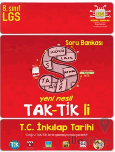 8. Sınıf T.C. İnkılap Tarihi ve Atatürkçülük Taktikli Soru Bankası