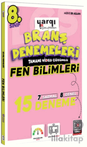 8. Sınıf Tamamı Video Çözümlü Fen Bilimleri 15 Branş Denemeleri