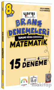 8. Sınıf Tamamı Video Çözümlü Matematik 15 Branş Denemeleri